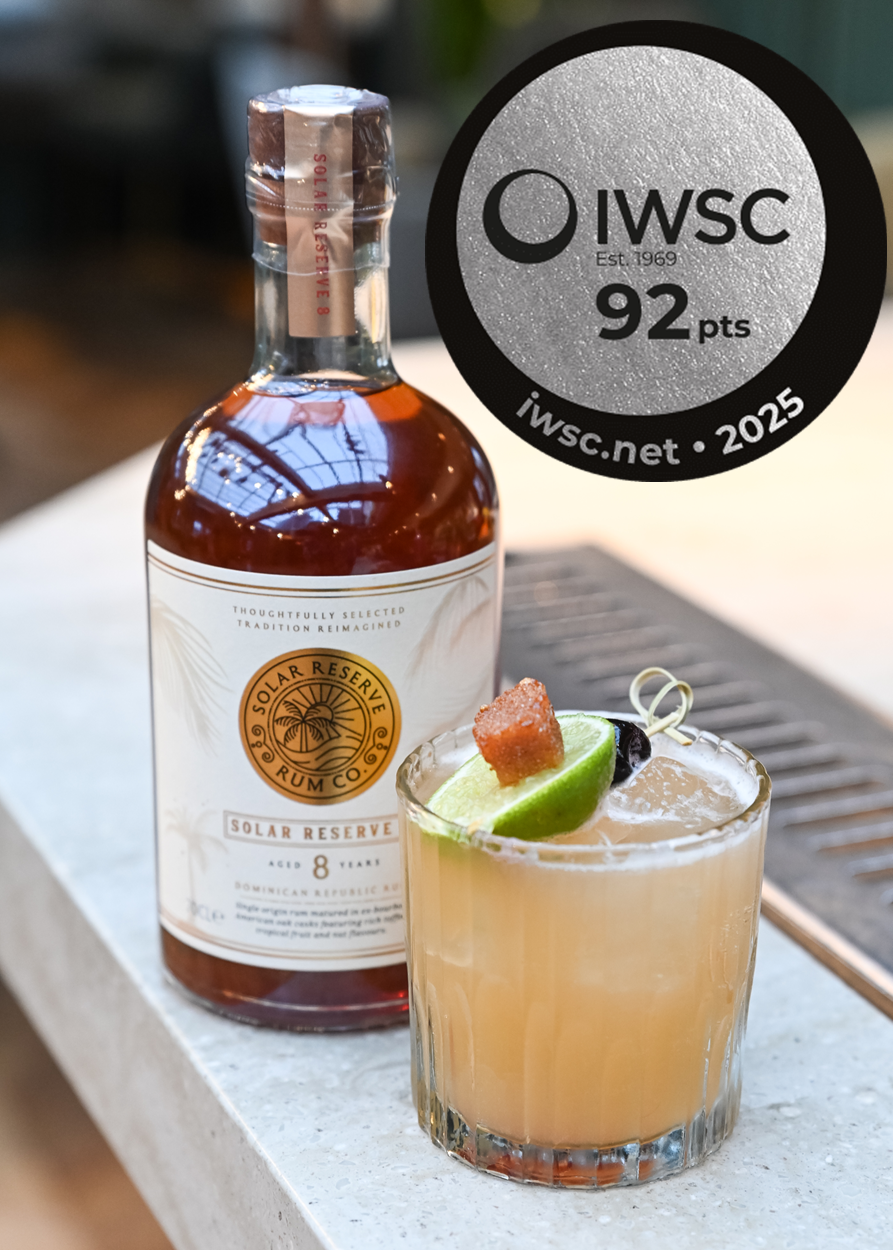 Solar Reserve Rum Wins IWSC Silver with 92 Points